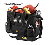 Image of CLC Work Gear 1534 16" Tool Bag w/ Top-Side Plastic Parts Tray