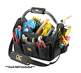 Image of CLC Work Gear L234 Tech Gear LED Lighted Handle 15" Open Top Tool Carrier