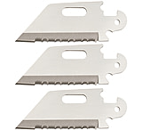 Cold Steel Click N Cut Replacement Blade, 3 Pack of 2.5in Serrated Utility Edge Blades, CS-40AP3C