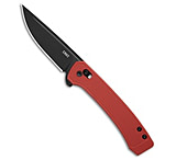 Image of CRKT Q Compact Crossbar Lock Knife Red GRN 3.1 Black Oxide 14C28N 2692F2D1