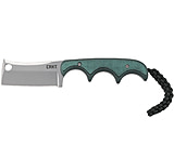 Image of Crkt Minimalist Cleaver Neck Knife 2.13" Plain Edge W/shth