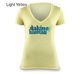 Image of Dakine Hawaii Palm SS T-Shirt - Women's-Light Yellow-X-Large