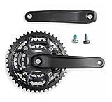 Image of Decathlon Assurance Sports Btwin Bike Triple Bottom Bracket Crankset Snowy White 175 mm Cycle Tools