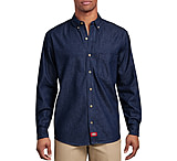 Image of Dickies Long Sleeve Button-down Denim Shirt - Men's