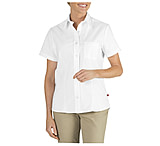 Image of Dickies Women's Short Sleeve Stretch Oxford Shirt