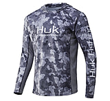 Image of HUK Performance Fishing Icon X KC Refraction Camo Hoodie - Mens