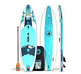Image of Aquapac Mariner+ 11' Inflatable Paddle Board - Aqua/White E08D534B