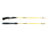 Image of Eagle Claw Brave Eagle Spincast Rod, 2 Piece, Medium 1/8-3/8oz Lures, 4lb - 15lb, 2 Guides + Tip