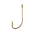 Image of Eagle Claw Baitholder Hook, Offset, Ringed Eye, 2 Slices, Forged