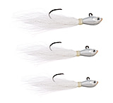 Image of Eagle Claw Trokar Bucktail Jig 1,2,3 OZ ASSORT WHITE TKBJAW-1