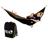 Image of Eno Double Deluxe Hammock-Khaki/Olive