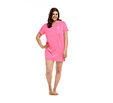 Image of Body Glove Brielle T-Shirt Dress - Bubble Gum Heather 6E693A43