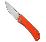 Image of EIKONIC Knife Company Eikonic Fairwind Liner Lock Folding Knife G-10 Safety Orange 2.6 Satin 8E7DBAEE