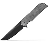Image of Sig Sauer Knives TS8BB Tsuru 3.30&quot; Folding Tanto Plain Black PVD 154CM SS Blade
