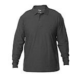 Image of Elbeco Ufx Comfort Long Sleeve Polo-mens-black