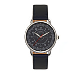 Image of Elevon Gauge Leather-Band Watch - Mens