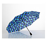 Image of EuroSCHIRM Light Trek Automatic Umbrella, Blue Squares