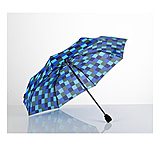 Image of EuroSCHIRM Light Trek Umbrella, Blue Squares