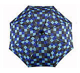 Image of EuroSCHIRM Telescope Handsfree Umbrella, Blue Squares