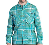 Image of ExOfficio Air Strip Macro Plaid Long Sleeve Shirt - Mens