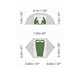 Image of Exped Orion 2 Tent - Green