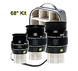 Image of Explore Scientific 68 Degree Waterproof Eyepiece 3 Pc Set