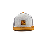 Image of Milk X Whiskey Arlberg Flat Brim Microsuede Brim Hat