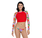 Image of Body Glove Artistry Let It Be Crop Rashguard - Artistry / Multi CEC59613