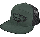Image of Filthy Anglers Filthy Bass 7 Panel Trucker Camp Hat