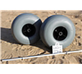 Image of Fish-N-Mate Large Grey Poly Wheels