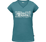 Image of Fjallraven Logo Stamp Silhouette Logo T-Shirt - Women's