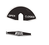 Image of Flow-Rite System 1 Actuator Open/Closed - Replacement Decal
