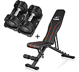 Image of Flybird Fitness 25lb Weight Bench Dumbbells Set