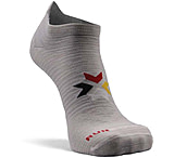 Fox River Canyon Ultra-Lightweight Ankle Running Sock - Men's, White/Gray, Small, 17874A