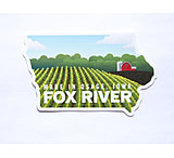 Image of Fox River Made In Iowa Sticker