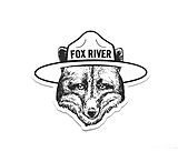 Image of Fox River Wisaka The Fox Sticker
