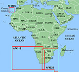 Image of Garmin On The Water GPS Cartography BlueChart: Africa Small Map