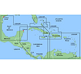 Image of Garmin On The Water GPS Cartography BlueChart: Caribbean &amp; Central America Regular Map