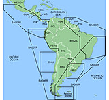 Image of Garmin On The Water GPS Cartography BlueChart: Central &amp; South America Map