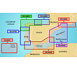 Image of Garmin On The Water GPS Cartography BlueChart g2: Europe South Atlantic Coast Small Map