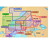 Image of Garmin On The Water GPS Cartography BlueChart g2: Nordic Countries Small North Map