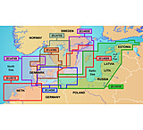 Image of Garmin On The Water GPS Cartography BlueChart g2: Nordic Countries Small South Map