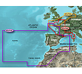 Image of Garmin On The Water GPS Cartography BlueChart g2 Vision: Europe South Atlantic Coast Large Map