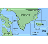 Image of Garmin On The Water GPS Cartography BlueChart: Greenland / Iceland Regular Map