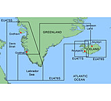 Image of Garmin On The Water GPS Cartography BlueChart: Greenland / Iceland Small Map