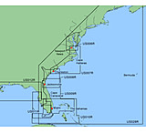 Image of Garmin On The Water GPS Cartography BlueChart: Southeast Coast Map