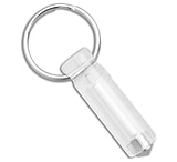 Image of Glow Rhino Ember Polycarbonate Tritium Red Glow Fob 1.1 Clear 3BB2C951