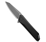 Image of Glow Rhino Meitner Liner Lock Knife Black Al + Green Tritium 3 Gray 89FF4F4B