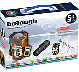 Image of Go-Tough 5 Piece Camping Gift Set - Phone Pouch, Dry Bag, Watch, Monocular, Fork/Spoon/Knife
