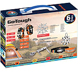 Image of Go-Tough 7 Piece Camping Gift Set - Multi-Tool, Head Lamp, Tent Lamp, Bag, Fork/Spoon/Knife, Armband, Watch